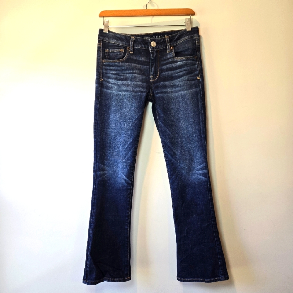 American Eagle Outfitters Women's Skinny Jeans - Dark Blue
